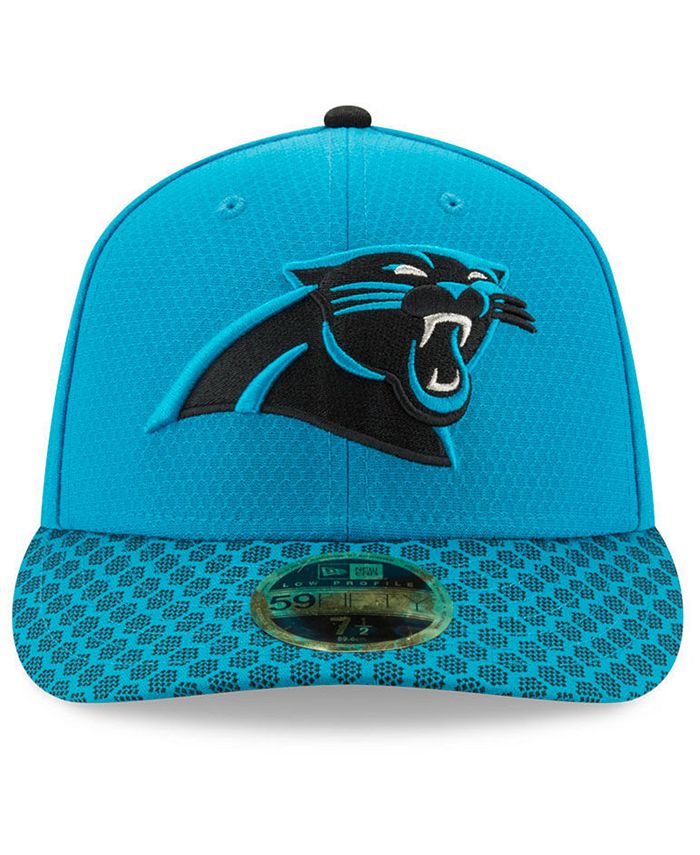 New Era Carolina Panthers Sideline Low Profile 59FIFTY Fitted Cap - Macy's