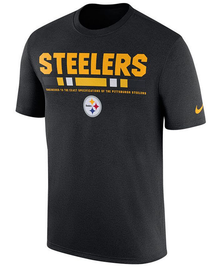 Nike Men's Pittsburgh Steelers Legend Staff T-Shirt - Macy's