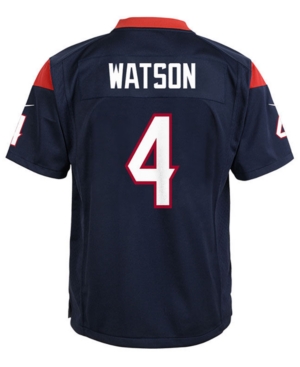 Nike DeShaun Watson Houston Texans Game Jersey Big Boys (8-20)