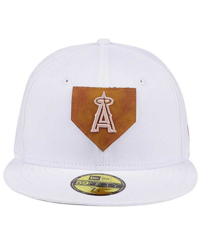 New Era Los Angeles Angels The Logo of Leather 59FIFTY Cap - Macy's