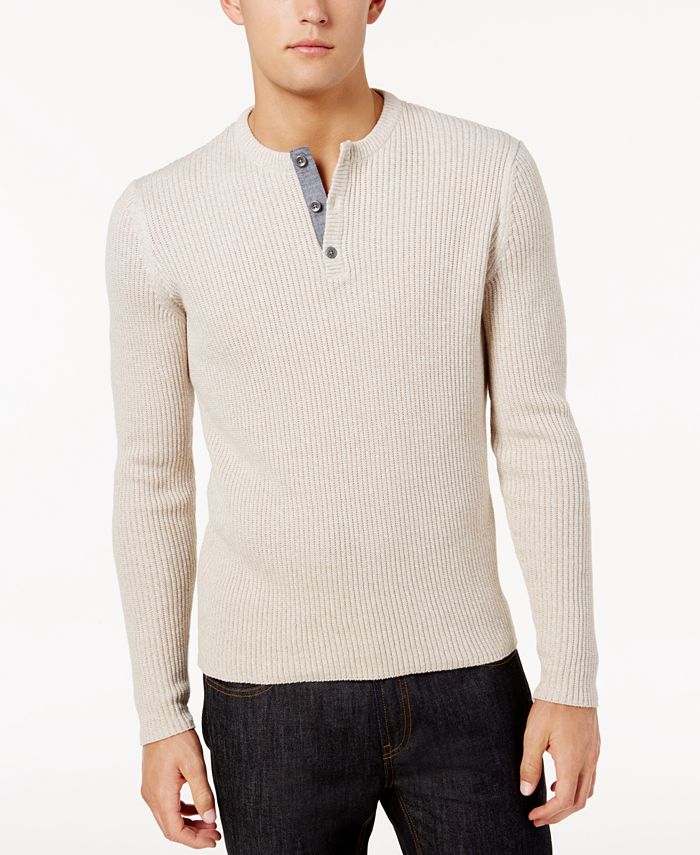 American Rag Men's Henley Sweater, Created for Macy's Macy's