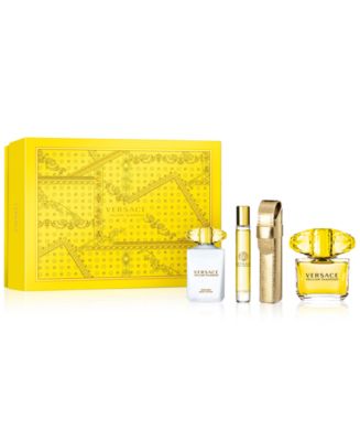 versace yellow diamond 4 piece gift set