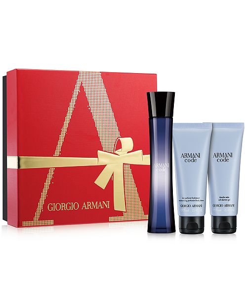Giorgio Armani 3 Pc Armani Code For Women Gift Set Reviews All Perfume Beauty Macy S