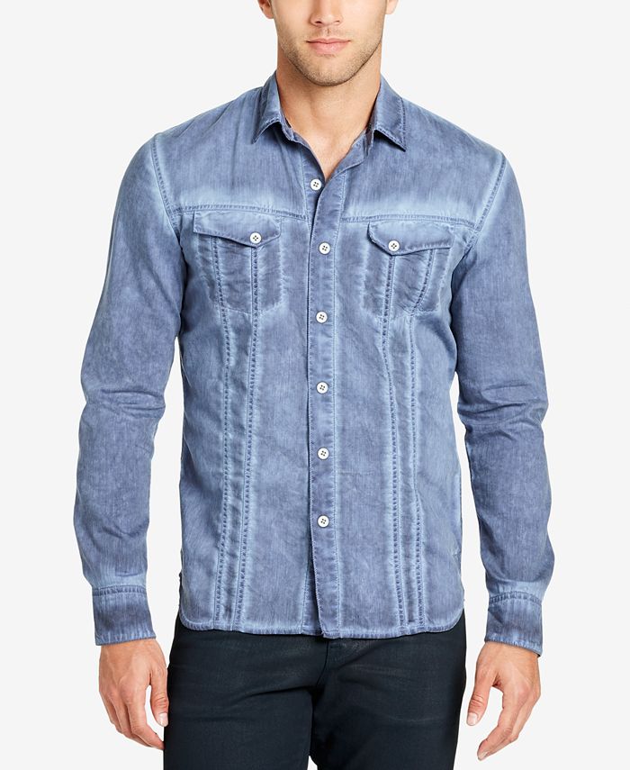 WILLIAM RAST Men's Light Blue Denim Shirt - Macy's