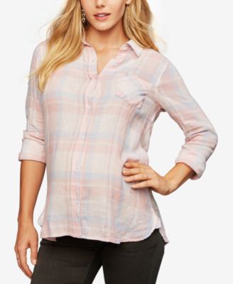 RAILS - Maternity Plaid Shirt