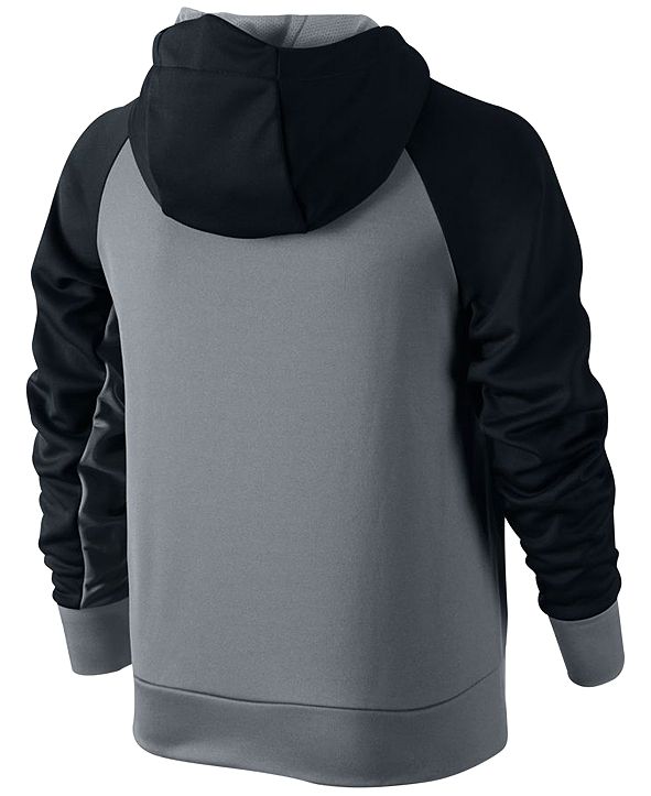 nike swoosh print hoodie
