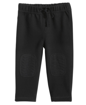 image of First Impressions Baby Boys Knee Patch French Terry, Created for Macy-s