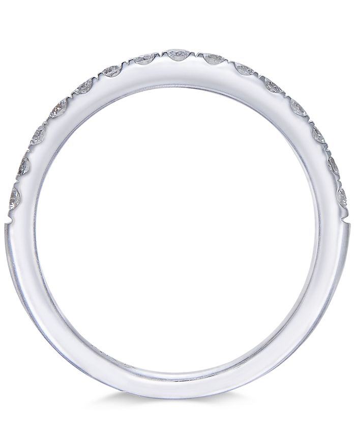 Macy's Diamond Multi-Level Halo Bridal Set (6 ct. t.w.) in 14k White ...