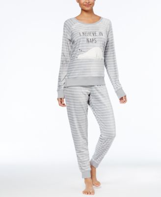 Jenni - Printed Velour Pajama Set