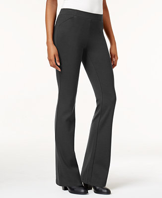 Style & Co Bootcut Ponté Pants, Created for Macy's - Pants - Women - Macy's