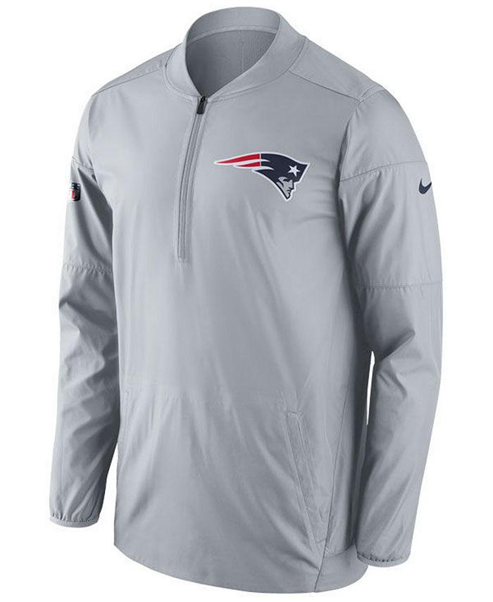 Nike Men's New England Patriots Lockdown Quarter-Zip Jacket - Macy's