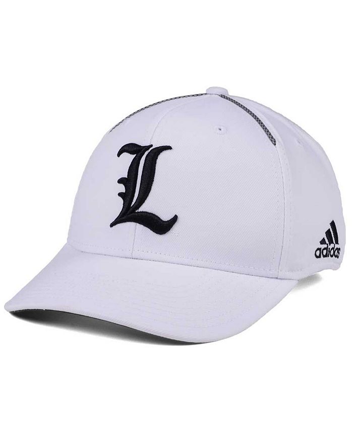 Men's Adidas Gray Louisville Cardinals On-Field Baseball Fitted Hat