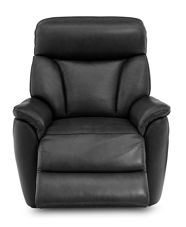 Furniture Brycin Leather Power Recliner with USB Power Outlet & Reviews