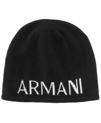 armani exchange skull cap