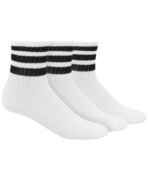 UPC 888254006869 product image for adidas Originals 3-Pk. Cotton ClimaLite Quarter Socks | upcitemdb.com