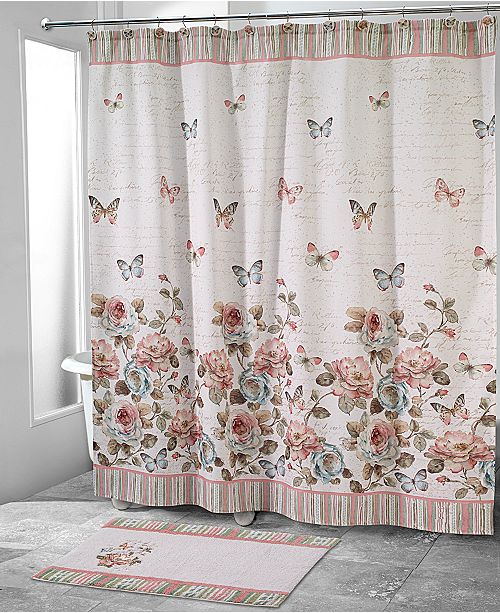 Avanti Butterfly Garden Shower Curtain Amp Reviews Shower