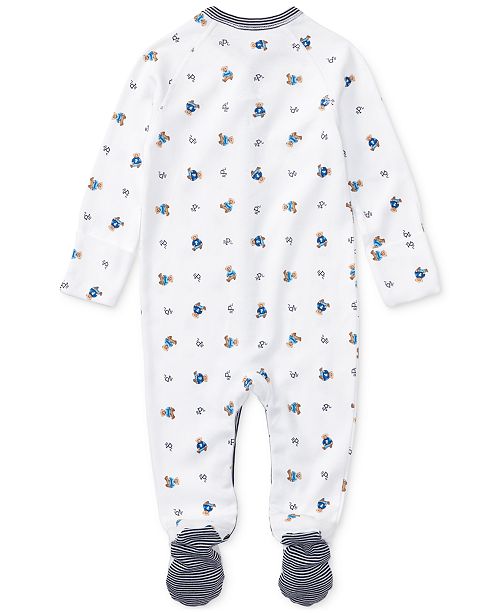 Polo Ralph Lauren Ralph Lauren Baby Boys Bear Printed Coverall