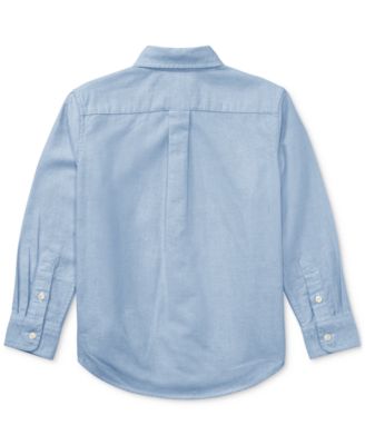 Boys' 2T-7 Cotton Oxford Shirt