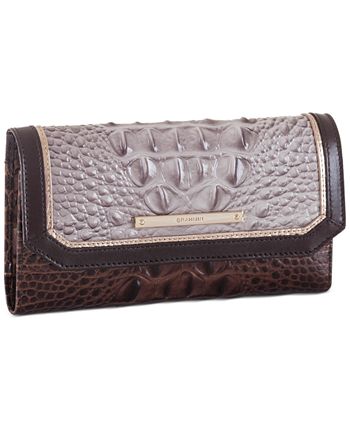 Brahmin Soft Quill Greco Checkbook Wallet - Macy's