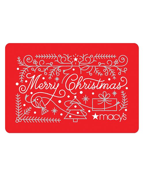 Macy's Merry Christmas EGift Card & Reviews Gift Cards Macy's