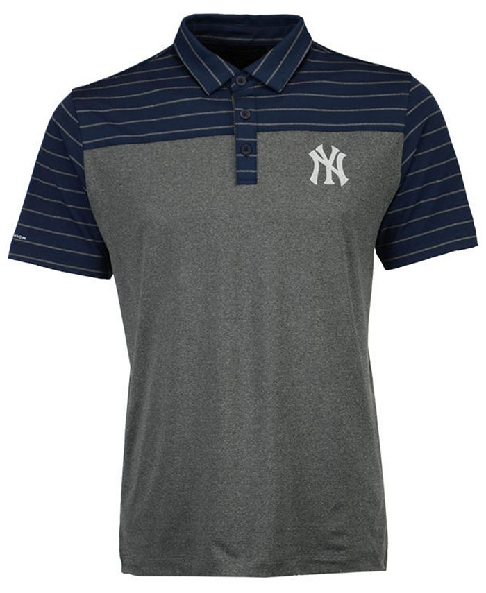 Men's Columbia Navy New York Yankees Omni-Wick Total Control Polo Size: Large