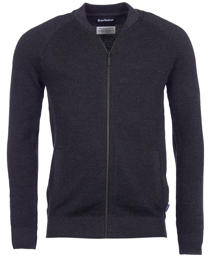 Barbour Men's Amble Zip Through Sweater - Macy's