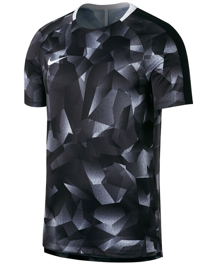 Nike Men's Dry Squad Printed Soccer T-Shirt & Reviews - T-Shirts - Men ...
