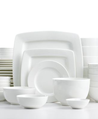 Soho Lounge Gibson White Elements Fleetwood 42-Pc. Dinnerware Set, Service  for 6, Created for Macy's - Macy's