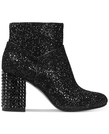 Michael Kors Arabella Glitter Ankle Booties Macy s