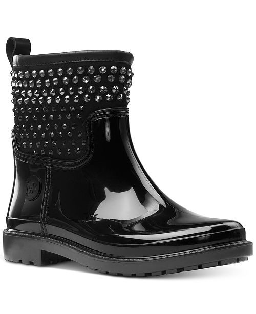 Michael Kors Dani Rain Booties & Reviews - Boots - Shoes - Macy&#39;s