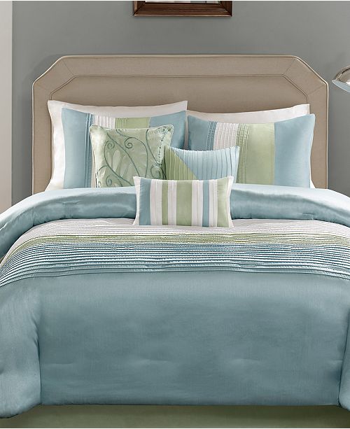 Madison Park Carter 7Pc. King Comforter Set & Reviews Bed in a Bag