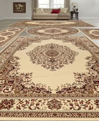 CLOSEOUT! Vienna Kerman Red 5-Pc. Rug Set