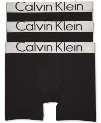 캘빈 클라인 남성 박서 브리프 언더웨어 속옷 Calvin Klein Mens 3-Pk. Micro Boxer Briefs