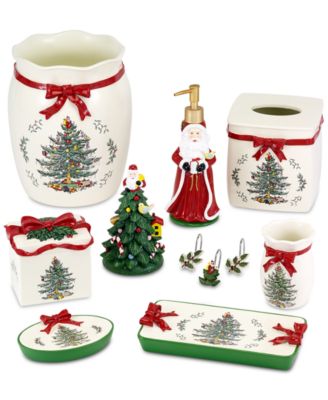 Avanti Spode Christmas Tree Bath Collection