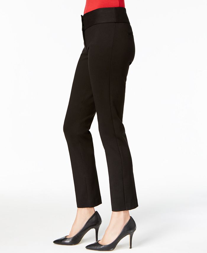 Alfani TummyControl SlimLeg Pants, Created for Macy's Macy's