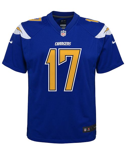 Nike Philip Rivers San Diego Chargers Color Rush Jersey, Big Boys (8-20 ...