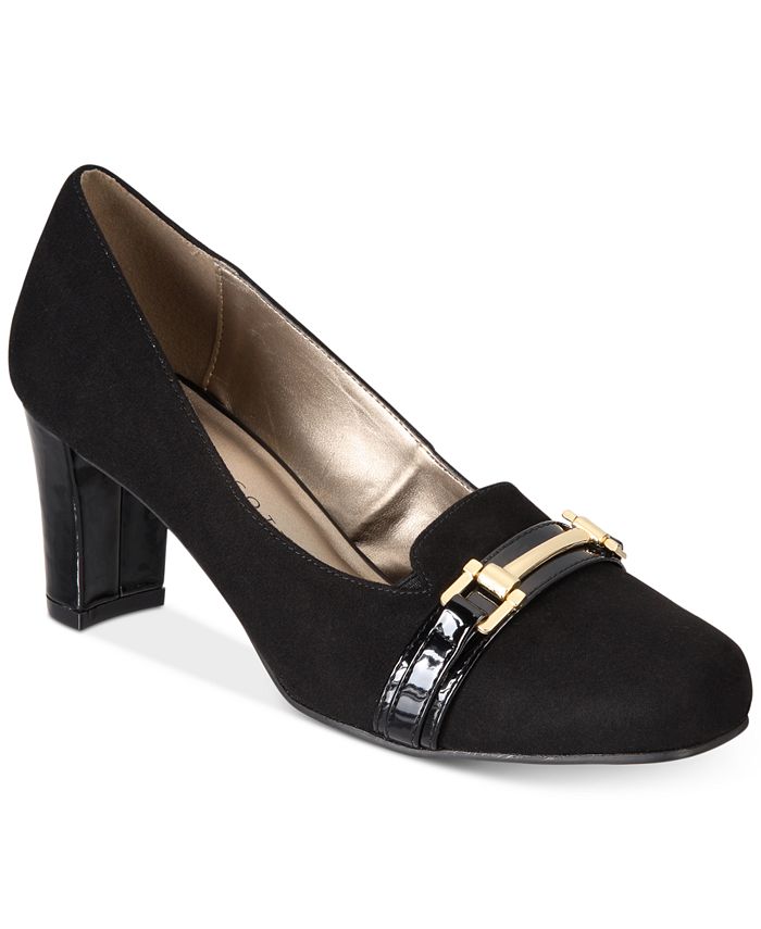 Karen Scott Penzey Block Heel Pumps Created for Macy s Macy s