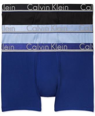 calvin klein men's comfort microfiber trunk 3 pack