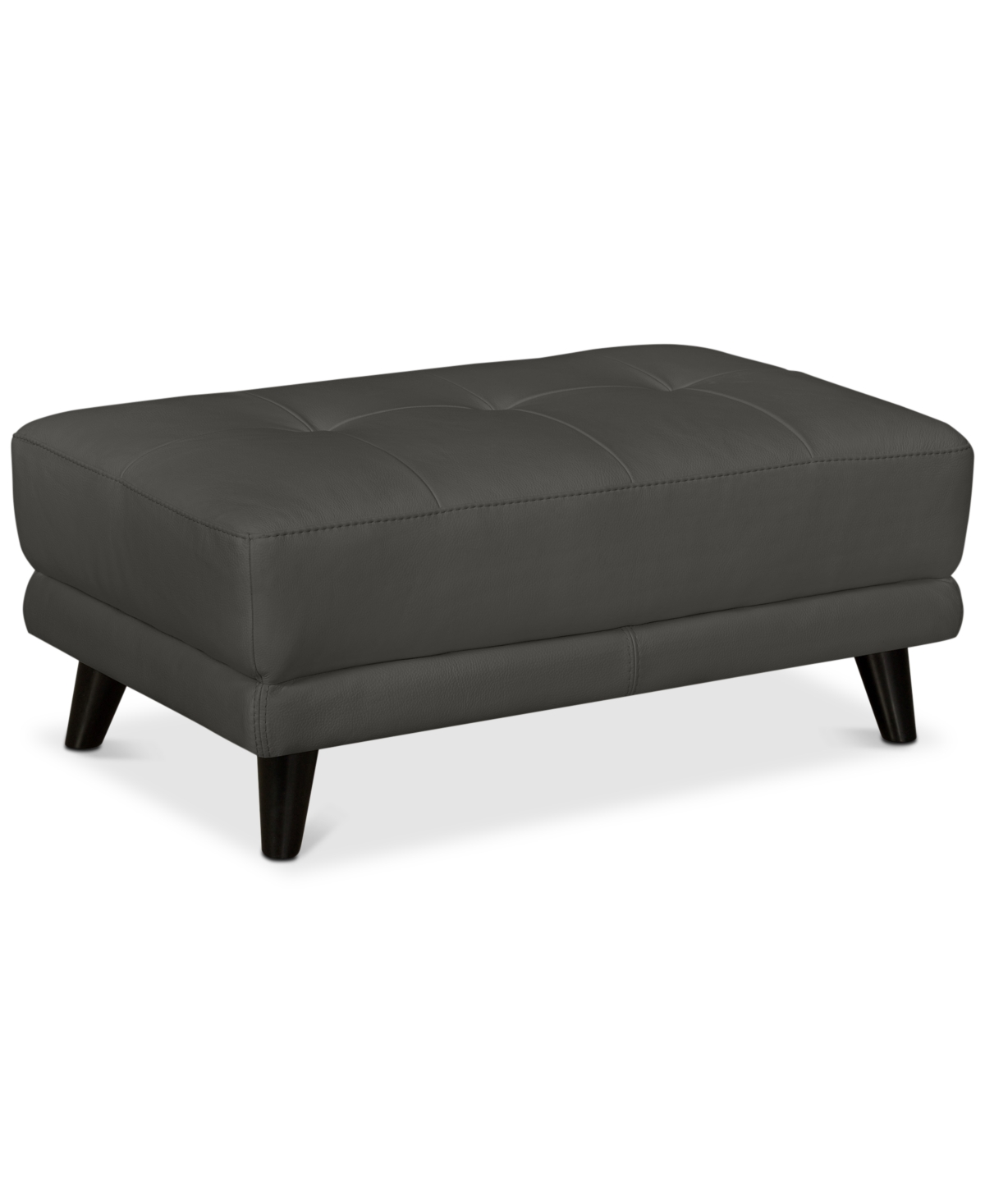 Lanz Leather Ottoman, Created for Macys