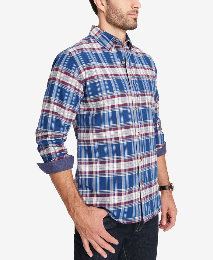 Weatherproof Vintage Men's Plaid Flannel Shirt - Macy's