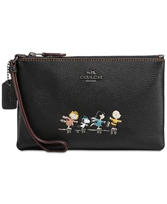 COACH Peanuts&#39; Snoopy Boxed Small Wristlet - Handbags ...