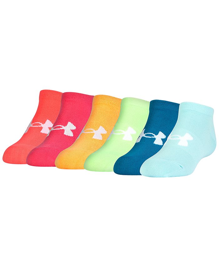 Under Armour Women's 6 Pack Liner No Show Socks & Reviews - Handbags &  Accessories - Macy's