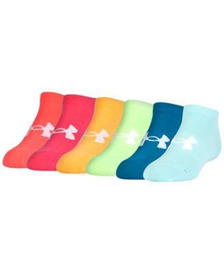 Under Armour Women's 6 Pack Liner No Show Socks - Macy's