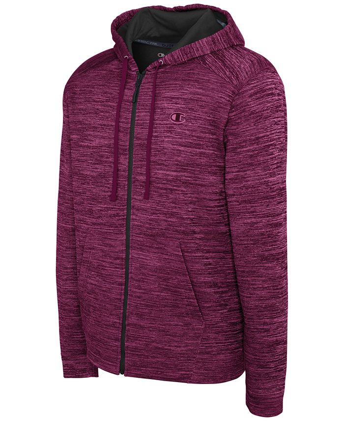 Champion men's zip hoodie clearance