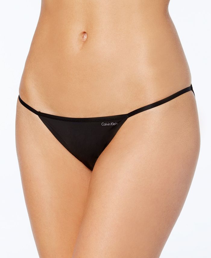 Calvin Klein Sleek String Bikini Underwear D3510 & Reviews - All Underwear  - Women - Macy's