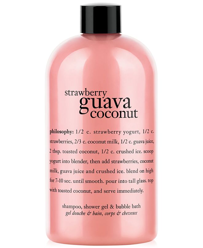 philosophy Strawberry Guava Coconut Shampoo, Shower Gel & Bubble Bath
