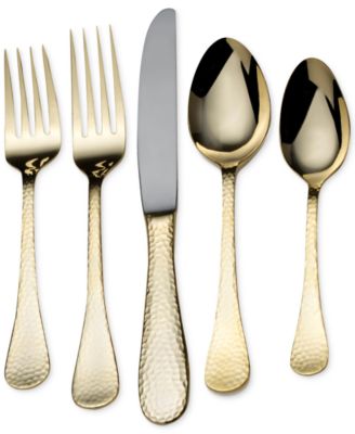 Mikasa - Mila Gold-Plated 45-Piece Flatware Set, Service for 8