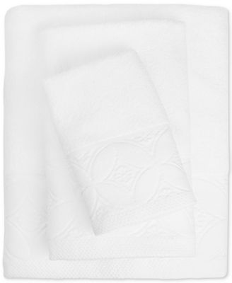 Caro Home - Shades of White Cotton Washcloth