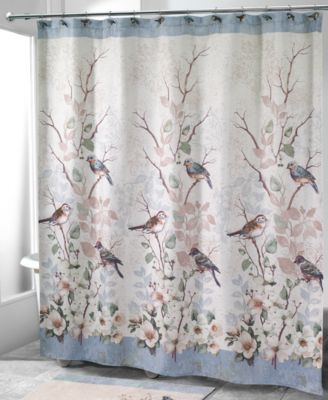 Love Nest Bird Motif Resin Bath Accessories