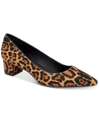 calvin klein leopard heels